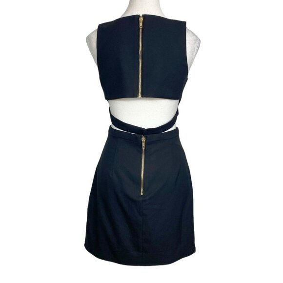 NBD X THE NAVEN TWINS SWEET DREAMS BLACK CUT OUT MINI DRESS - S - Picture 5 of 11